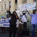 Protestan contra Bukele y cuestionan el manejo de fondos durante la pandemia el salvador