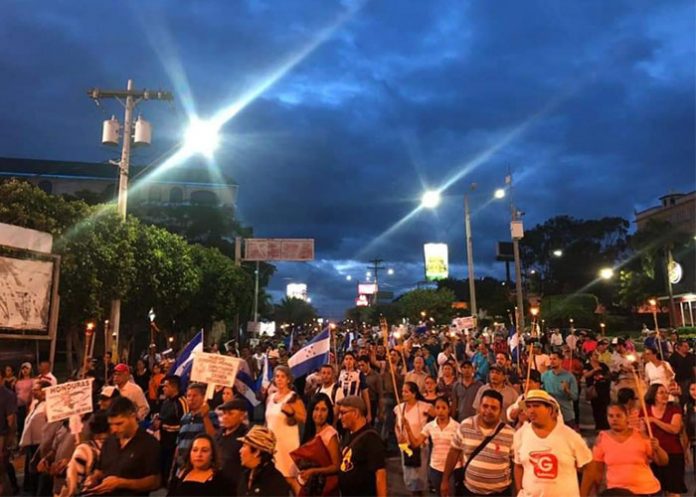 protestas en honduras