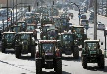 Miles de agricultores protestan en España protestas