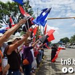 Nicaragüenses realizan plantones en apoyo al Gobierno y en rechazo al golpismo respaldo