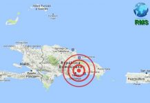 Temblor de magnitud 4,1 sacude el este de la República Dominicana