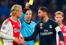 Sergio Ramos es sancionado 2 partidos por provocar amarilla real