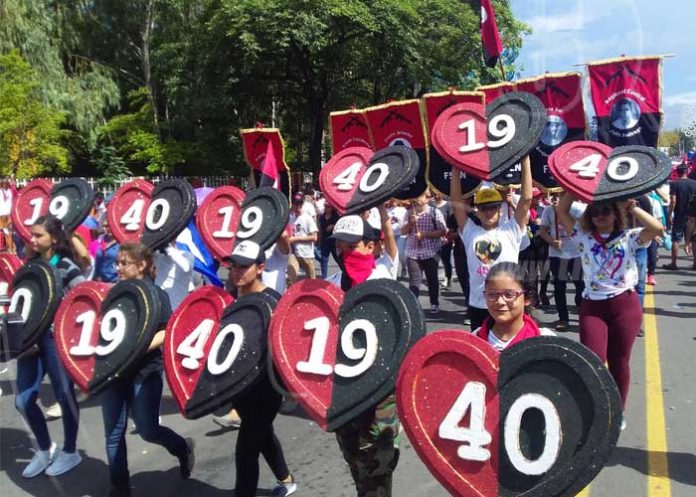 40 aniversario de la revolucion popular sandinista