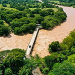 Se desborda río Lempa en Santa Ana, El Salvador rio lempa