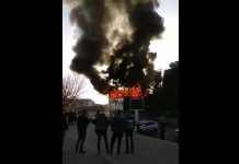 Incendio consume un edificio en Rusia (VIDEOS) edificio en llamas