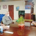 Encuentro entre el embajador de Perú y Ministerio de Salud, MINSA nicaragua