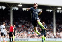 Man City en la cima de la Premier tras vencer a Fulham 2-0 bernardo