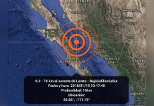 Fuerte sismo de magnitud 6,3 se registra en Loreto, México