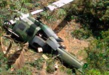 Siete muertos deja caída de helicóptero militar en Colombia