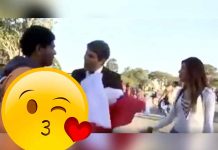 Argentino besó a una sexy chica, pero se llevó una inesperada sorpresa (VIDEO)