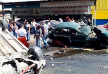 Tráiler choca contra varios vehículos y deja 6 muertos en Guatemala fuerte choque entre vehiculos