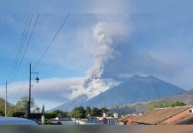 Guatemala: El Volcán de Fuego hace su primera erupción del año