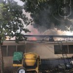 Incendio consume bodegas en el sector del Hospital Monte España incendio