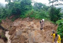Derrumbe deja ocho personas soterradas tras fuertes lluvias en Honduras