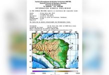 Autoridades alerta ante fuerte sismo en Chinandega sismo