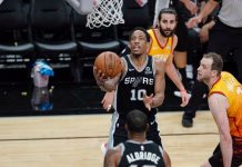 DeRozan, con 26 puntos, guía a Spurs a triunfo sobre Jazz demar