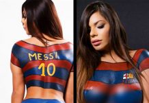 Suzy Cortez hace desnudo dedicado a Lionel Messi brasil