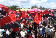 Sandinistas celebran 39 aniversario de JS nicaragua
