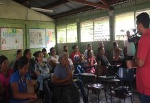 Taller de promoción de valores en el barrio Benedicto Valverde nicaragua