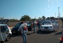 Habilitan en Managua 5 puntos para la desinfección gratis de taxis nicaragua