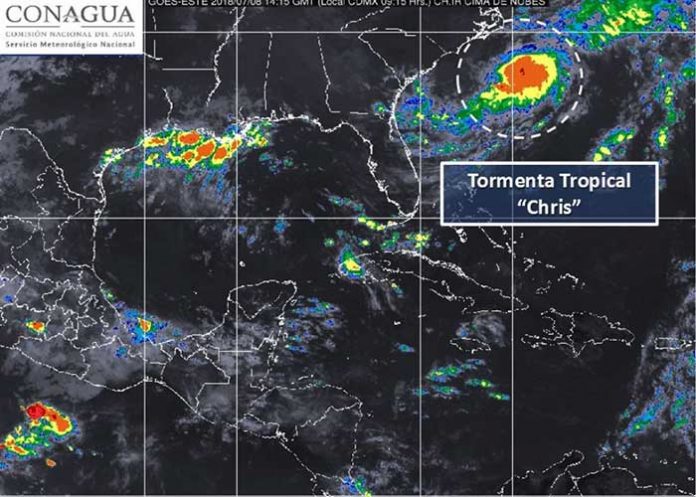 tormenta tropical chris