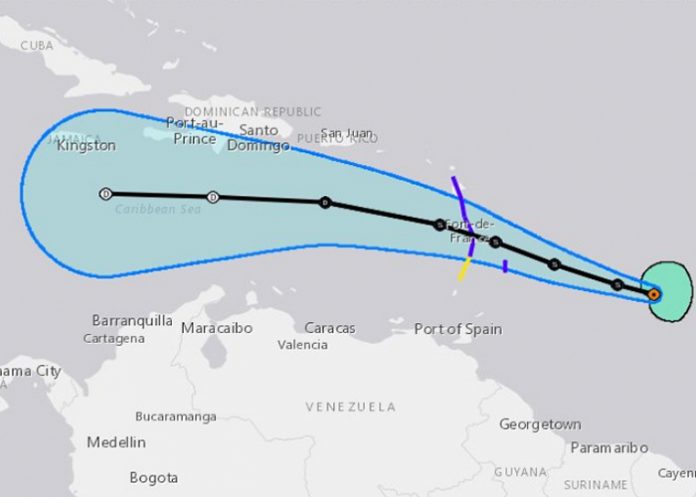 tormenta tropical kirk