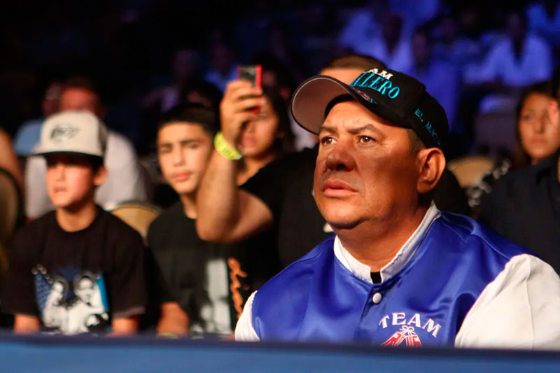 Andrew Cancio entrena con el nicaragüense Marcos Caballero