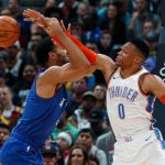 Westbrook y Murray se pelean, Nuggets ganan a Thunder 109-98 thunder