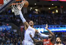 Thunder gana quinto partido en fila, pero pierde a Westbrook