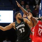Towns y Wolves lucen en 2da mitad y vencen a Rockets karl