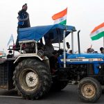 Agricultores hindúes protestan con una caravana de tractores protestas