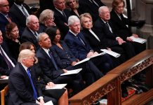 Dirigentes de todo el mundo asisten al funeral de Estado de Bush padre estados unidos