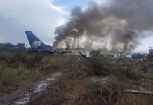 México: Avión se estrelló en el Aeropuerto Guadalupe Victoria de Durango accidente aereo