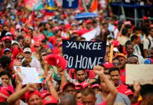 Venezuela: Pueblo chavista en nueva marcha antiimperialista venezuela