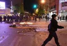 Operación policial y detenciones en marcha de mujeres en Argentina argentina