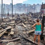 Voraz incendio consume más de 600 casas en Brasil incendio