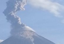 Descienden lahares del volcán de Fuego por lluvias en Guatemala volcan de fuego