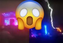 Video: Rayo asusta a jóvenes en concierto de música electrónica concierto de musica electronica