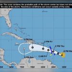 Meteorólogos prevén fuertes lluvias en República Dominicana por Kirk pronostico