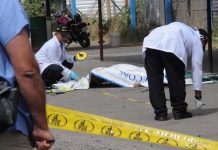 Honduras registra más de mil 800 homicidios en primer semestre del 2018 escena del crimen