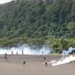 Costa Rica: Antimotines lanzan bombas lacrimógenas a huelguistas costa rica