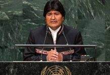 Presidente de Bolivia denuncia política belicista de Estados Unidos evo morales