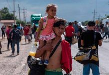 Tensión entre pobladores de Tijuana por llegada de migrantes centroamericanos mexico
