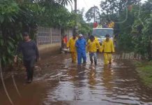 Temporal deja crecida de ríos, casas anegadas y árboles caídos en Carazo nicaragua