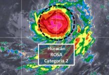 Huracán Rosa alcanza categoría 2 y provoca fuertes lluvias en México mexico