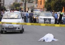 Tasa de homicidios en México alcanzó su nivel más alto tasa de homicidio