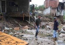 Venezuela: Bebé muere al caerle techo de casa tras fuertes lluvias casas destruidas