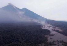 Fuertes lluvias amenazan comunidades cercanas al Volcán de Fuego volcan de fuego