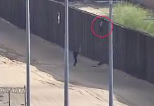Migrantes desesperadas cruzan valla de EEUU y sufren severas lesiones (VIDEO) migrantes