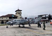 Avión-ambulancia de México llegó para atender a víctimas de erupción avion ambulancia